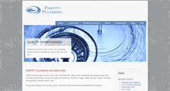 Desktop Screenshot of parfittplumbing.com